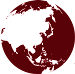L'Asia su un planisfero